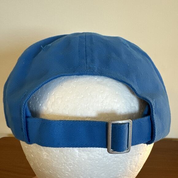 Men’s Dad Blue Cotton Hat Camping Cap Adjustable Embroidered Van Surfing - Picture 4 of 8